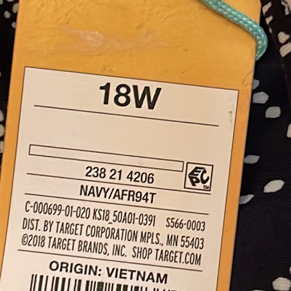 Kona Sol Tankini. Plus Size 18W. Navy/White. NEW!! - Picture 11 of 12